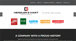 Desktop Screenshot of hendler.co.za